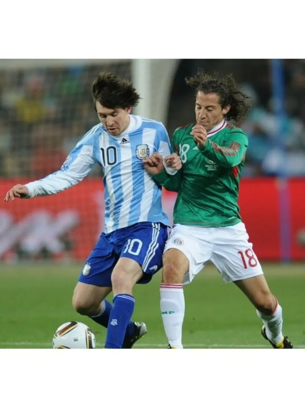 Messi Argentina 2010 WORLD CUP Soccer Jersey BNWT L SKU# P47066